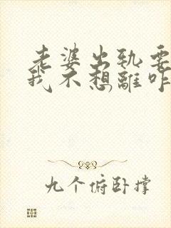 老婆出轨要离婚我不想离咋办