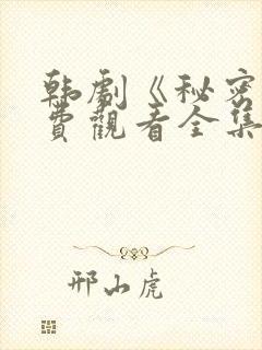 韩剧《秘密》免费观看全集电视剧中