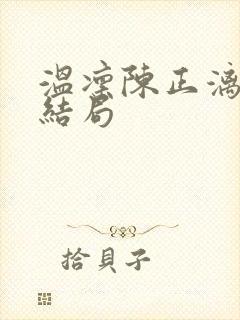 温凛陈正漓原著结局封面