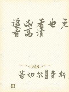 追凶者也免费观看高清