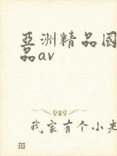 亚洲精品国产精品av封面