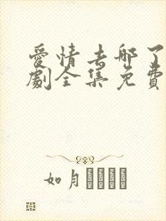 爱情去哪了电视剧全集免费观看