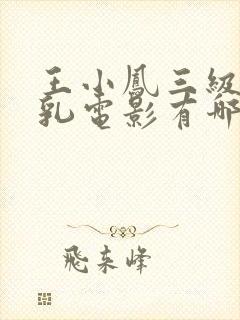 王小凤三级露全乳电影有哪些