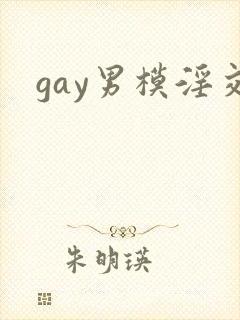 gay男模淫交