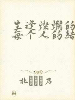 生逢灿烂的日子每个人的结局