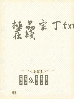 极品家丁txt在线封面