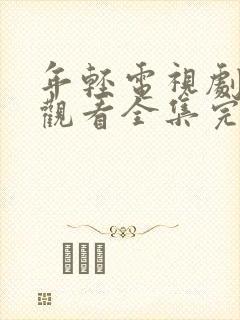 年轻电视剧免费观看全集完整版高清