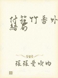 付筱竹番外篇大结局封面