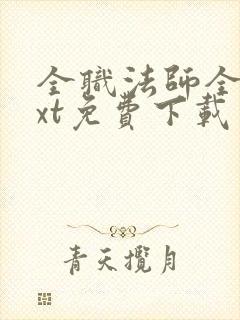 全职法师全文txt免费下载