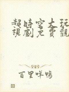 超时空大玩家电视剧免费观看完整版