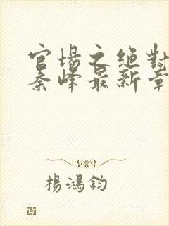 官场之绝对权力秦峰最新章节