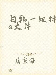 日韩一级特黄aa大片封面