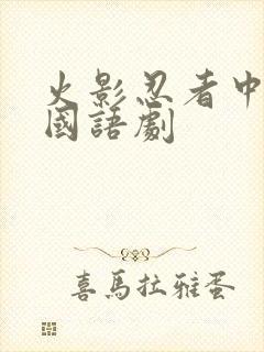 火影忍者中文版国语剧