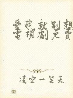 爱我就别想太多电视剧免费观看