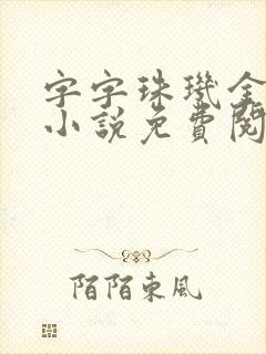 字字珠玑金银花小说免费阅读