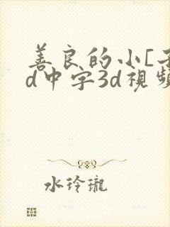 善良的小[子hd中字3d视频