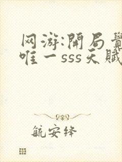 网游:开局觉醒唯一sss天赋免费txt下载