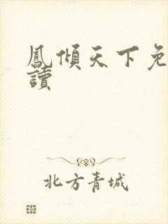 凤倾天下免费阅读封面