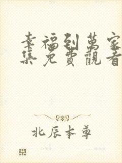 幸福到万家40集免费观看电视剧封面