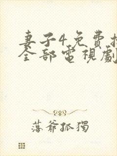 妻子4免费播放全部电视剧大全在线观看封面