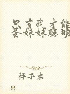 只有我才能让笨蛋妹妹聪明封面