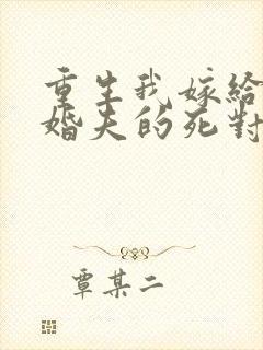 重生我嫁给了未婚夫的死对头