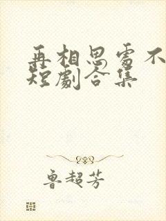 再相思处不相逢短剧合集