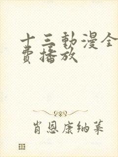 十三动漫全集免费播放