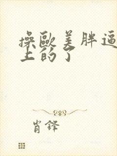 操欧美胖逼网站上的了