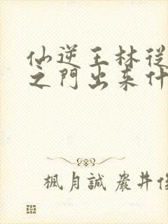 仙逆王林从妖灵之门出来什么修为封面