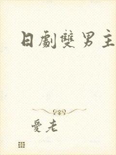 日剧双男主推荐封面