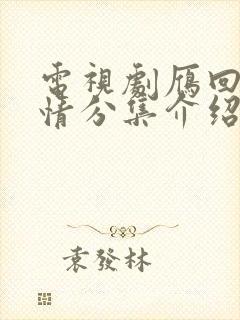 电视剧雁回时剧情分集介绍