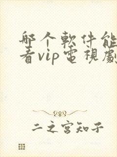 哪个软件能免费看vip电视剧