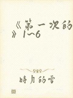 《第一次的人妻》1~6