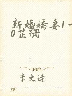 新婚娇妻1一40芷珊封面