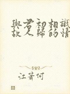 与君初相识犹如故人归的情意封面