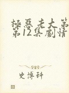 极恶老大第二季第12集剧情