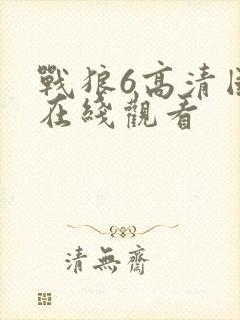 战狼6高清国语在线观看封面