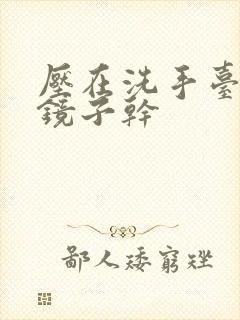 压在洗手台看着镜子干