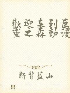 欢迎来到巨汝精灵之森动漫在线观看全集