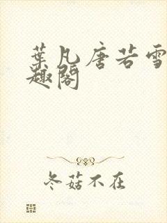 叶凡唐若雪 笔趣阁