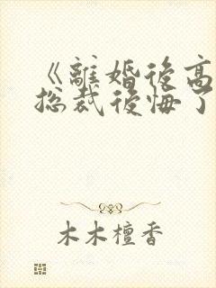 《离婚后高冷女总裁后悔了》