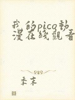 我的pico动漫在线观看完整版免费高清封面