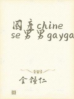 国产chinese男男gaygaypornsissy