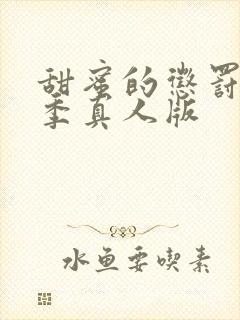 甜蜜的惩罚第2季真人版