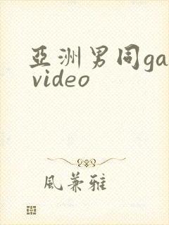 亚洲男同gay video