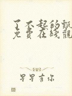 了不起的甄高贵免费在线观看电视剧