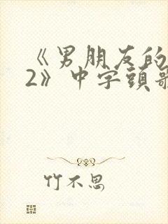 《男朋友的妈妈2》中字头歌词