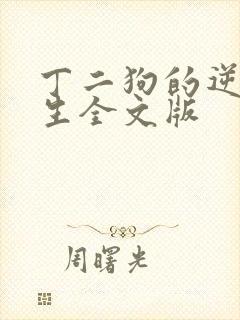 丁二狗的逆袭人生全文版