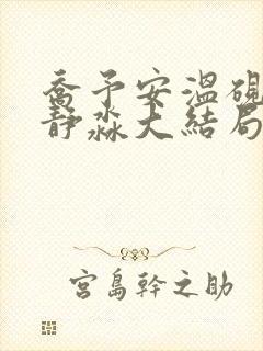 乔予安温砚深沈静淼大结局封面